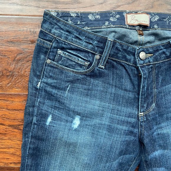 Paige Distressed Jeans Size 29 - Picture 3 of 6